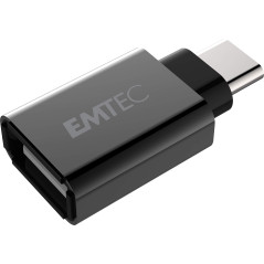 EMTEC, ECADAPT600C, Adaptateur USB 31 vers Type-C, compatible PC, smartphone et tablette, transfert rapide de données, design en