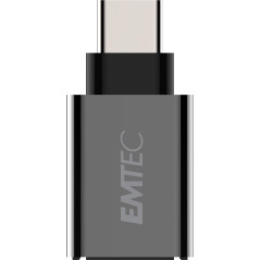 EMTEC, ECADAPT600C, Adaptateur USB 31 vers Type-C, compatible PC, smartphone et tablette, transfert rapide de données, design en