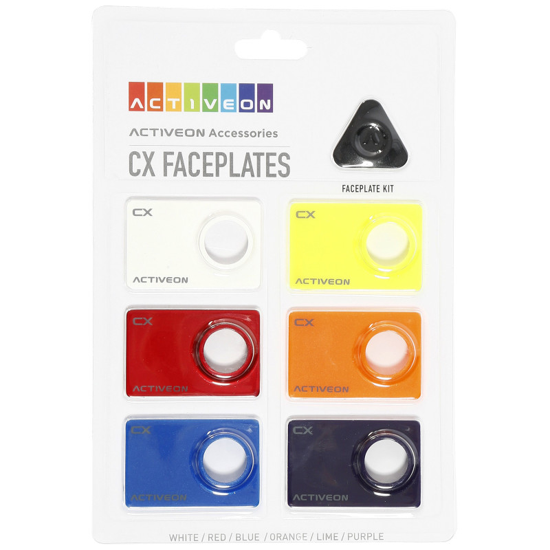 Activeon CA08FBS Lot de façades d'arrière pour Caméra CX