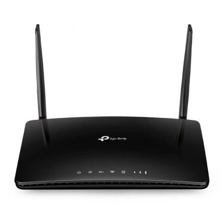 TP-Link Box, Routeur 4G+ LTE Cat.6 300 Mbps WiFi AC 1200 Mbps, 2 x SMA pour Antenne Externe, 4 Ports RJ45 Gigabit, Amovibles, On