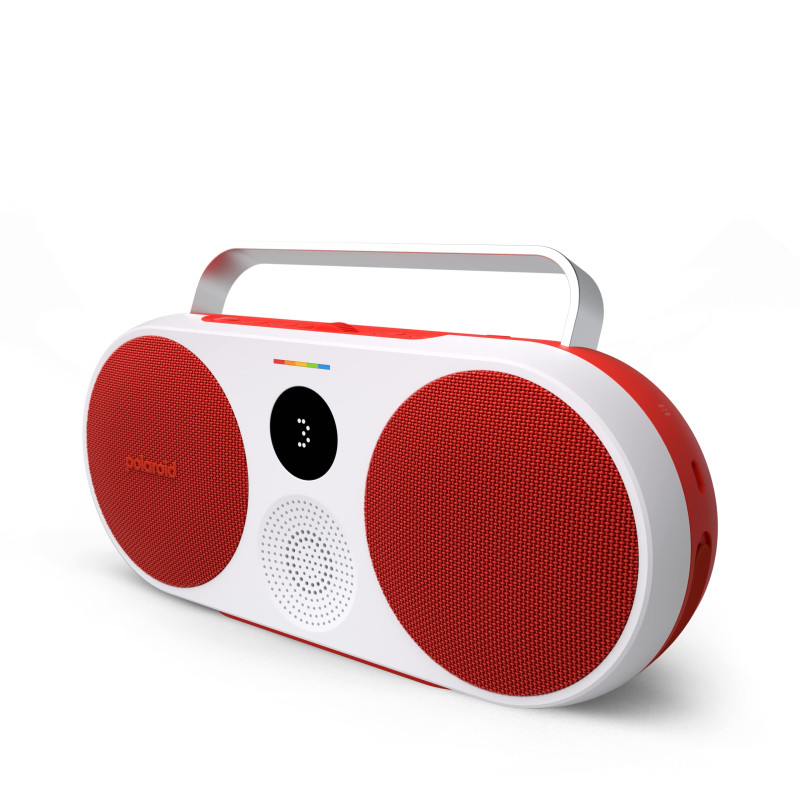 Polaroid 9091 P3 Lecteur de Musique (Rouge) – Boombox rétro sans Fil Haut-Parleur Bluetooth Rechargeable avec Double appariement Polaroid 9091 P3 Lecteur de Musique (Rouge) – Boombox rétro sans Fil Haut-Parleur Bluetooth Rechargeable avec Double appariement