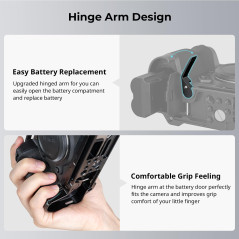 SMALLRIG Cage pour FUJIFILM X-H2S, Cold Shoe Intégré et Rail NATO, Plaque de Dégagement Rapide pour Arca pour Stabilisateurs Tré