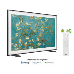 Samsung TV The Frame 2023 32 Pouces QLED TQ32LS03C, Écran Full HD Sans Reflets, Téléviseur Cadre Photo, Smart TV, Accès Art Stor