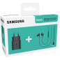 SAMSUNG Pack kit piéton Type C AKG + tête de Charge Rapide, Noir, Écouteurs Intra Auriculaires filaires 3.5mm avec Embouts Taill SAMSUNG Pack kit piéton Type C AKG + tête de Charge Rapide, Noir, Écouteurs Intra Auriculaires filaires 3.5mm avec Embouts Taill