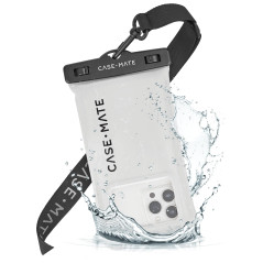 CASE-MATE - Pochette de téléphone étanche IP68 [Compatible avec écran Tactile] - Étui de téléphone étanche Flottant avec lanière