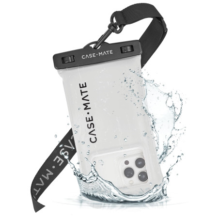 CASE-MATE - Pochette de téléphone étanche IP68 [Compatible avec écran Tactile] - Étui de téléphone étanche Flottant avec lanière