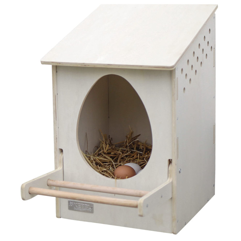 Kerbl Hobbyfarming pondoir, 1 Compartiment, boîte à œufs, 51 x 34 x 53 cm, Bois, Poules, Poules pondeuses, Fixation Murale Kerbl Hobbyfarming pondoir, 1 Compartiment, boîte à œufs, 51 x 34 x 53 cm, Bois, Poules, Poules pondeuses, Fixation Murale