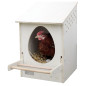Kerbl Hobbyfarming pondoir, 1 Compartiment, boîte à œufs, 51 x 34 x 53 cm, Bois, Poules, Poules pondeuses, Fixation Murale Kerbl Hobbyfarming pondoir, 1 Compartiment, boîte à œufs, 51 x 34 x 53 cm, Bois, Poules, Poules pondeuses, Fixation Murale