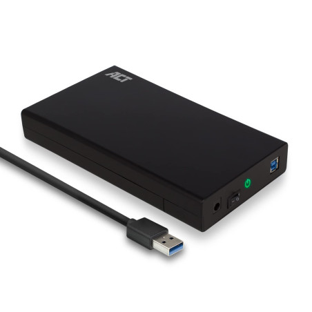 ACT AC1405 Boîtier de Disque Dur 3,5" SATA I/II/III HDD USB 3.0 Support UASP Boîtier sans Outil