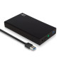 ACT AC1405 Boîtier de Disque Dur 3,5" SATA I/II/III HDD USB 3.0 Support UASP Boîtier sans Outil ACT AC1405 Boîtier de Disque Dur 3,5" SATA I/II/III HDD USB 3.0 Support UASP Boîtier sans Outil
