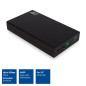 ACT AC1405 Boîtier de Disque Dur 3,5" SATA I/II/III HDD USB 3.0 Support UASP Boîtier sans Outil ACT AC1405 Boîtier de Disque Dur 3,5" SATA I/II/III HDD USB 3.0 Support UASP Boîtier sans Outil