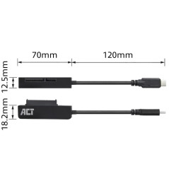 ACT Câble adaptateur USB-C vers disque dur SATA 2,5" AC1525