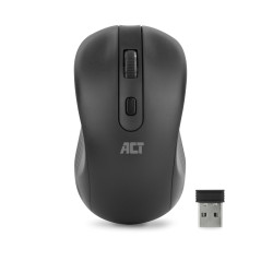 ACT Souris sans Fil Capteur Optique - 1000 DPI - Récepteur USB 2.4Ghz - Poignée de Pouce - Gaucher et droitier - Léger - AC5105