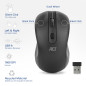 ACT Souris sans Fil Capteur Optique - 1000 DPI - Récepteur USB 2.4Ghz - Poignée de Pouce - Gaucher et droitier - Léger - AC5105 ACT Souris sans Fil Capteur Optique - 1000 DPI - Récepteur USB 2.4Ghz - Poignée de Pouce - Gaucher et droitier - Léger - AC5105