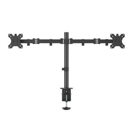 ACT Support de Moniteur 2 moniteurs pour 10-32 Pouces, VESA 75/100mm, Bras de Moniteur réglable en Hauteur pour Le Bureau, Incli