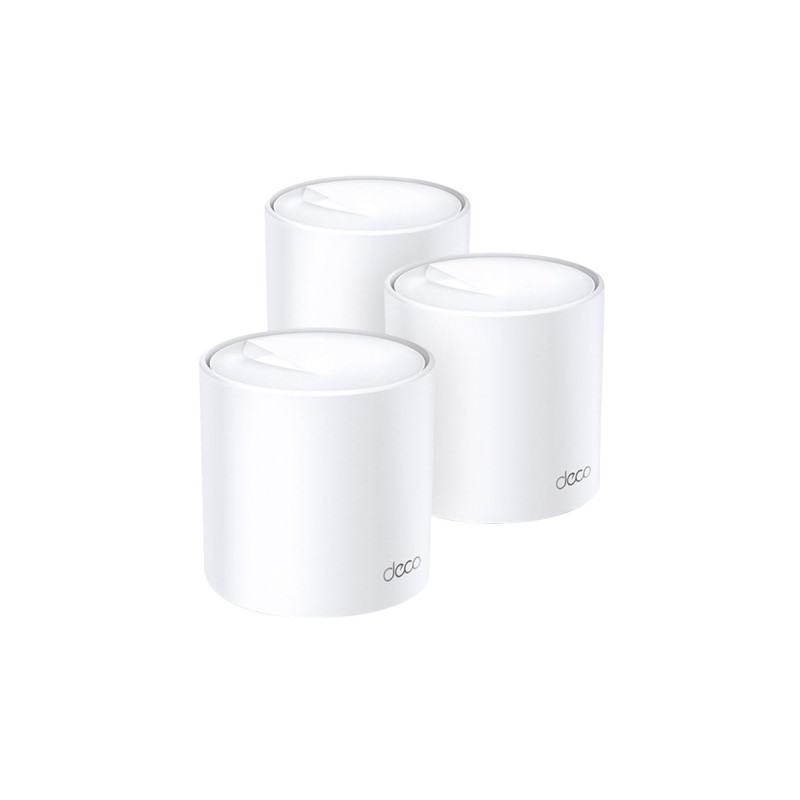 TP-Link Deco WiFi 6 Mesh AX 5400Mbps Deco X60(3-Pack) V3.2, Système WiFi 6 pour Toute la Maison, Couverture de 660㎡, Installatio TP-Link Deco WiFi 6 Mesh AX 5400Mbps Deco X60(3-Pack) V3.2, Système WiFi 6 pour Toute la Maison, Couverture de 660㎡, Installatio