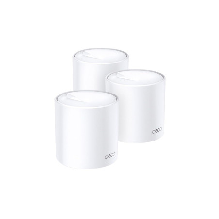 TP-Link Deco WiFi 6 Mesh AX 5400Mbps Deco X60(3-Pack) V3.2, Système WiFi 6 pour Toute la Maison, Couverture de 660㎡, Installatio