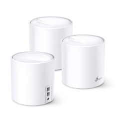 TP-Link Deco WiFi 6 Mesh AX 5400Mbps Deco X60(3-Pack) V3.2, Système WiFi 6 pour Toute la Maison, Couverture de 660㎡, Installatio
