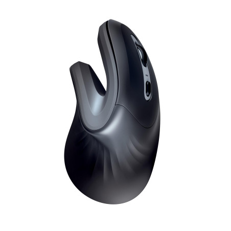 Trust Verro Souris Ergonomique sans Fil, Angle Vertical de 60°, pour Droitier, 800-1600 DPI, 6 Boutons, RF 2,4 GHz, Mouse pour P