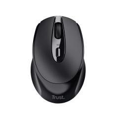 Trust Zaya Souris Rechargeable sans Fil (Microrécepteur USB, adaptée aux gauchers et aux droitiers, 4 Boutons, USB-C pour rechar