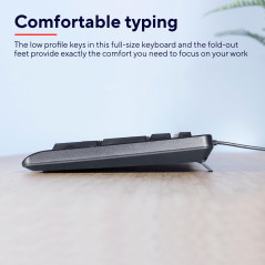 Trust Primo Clavier Souris Set Belge AZERTY