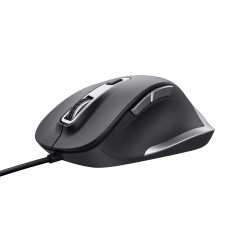 Trust Fyda Souris Filaire, Conception Durable, 600-5000 DPI, 6 Boutons, Câble USB 150cm, Souris Ergonomique avec Fil pour PC, Or