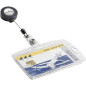 Durable 8012-19 Portes-badge pour carte de sécurité avec enrouleur Lot de 10 Durable 8012-19 Portes-badge pour carte de sécurité avec enrouleur Lot de 10