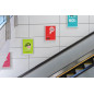 DURABLE - Cadre clipsable en aluminium A3 - Pour l'affichage d'informations - Fixation adhésive & vis inclus - argent - 1 pièce DURABLE - Cadre clipsable en aluminium A3 - Pour l'affichage d'informations - Fixation adhésive & vis inclus - argent - 1 pièce