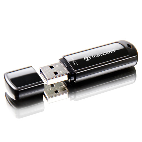 Transcend JetFlash 700 Clé USB USB 3.1 Gen 1 Noir 512Go - TS512GJF700