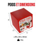 Canon PG-540 CL-541 Photo Cube Pack de 2 Cartouches Noir + Couleur et 40 feuilles de papier photo 13x13cm (emballage carton Phot