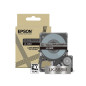 Epson LabelWorks LK-5SBM Ruban compatible avec LW-C410 et LW-C624 Argenté métallisé/noir 18 mm Epson LabelWorks LK-5SBM Ruban compatible avec LW-C410 et LW-C624 Argenté métallisé/noir 18 mm