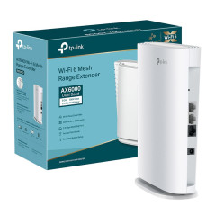 TP-Link Répéteur WiFi 6 Mesh AX6000 Mbps bi-Bande RE900XD, 160 MHz, Port 2.5 Gigabit, MU-MIMO, Compatible avec Les Box Internet,