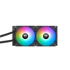 Thermaltake TH280 V2 Ultra ARGB Sync Refroidissement Liquide AIO 280 mm – Écran LCD 2,1" (480 x 480), 2 LED ARGB PWM CT140, TT R