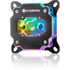 Raijintek FORKIS Pro RBW CPU Wasserkühler Nickel + Acrylique