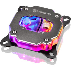 Raijintek FORKIS Pro RBW CPU Wasserkühler Nickel + Acrylique