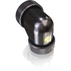 Raijintek Compatible Anschluss PELIAS D140906, 14mm, 90 Grad Adapter - 6er-Pack, Schwarz