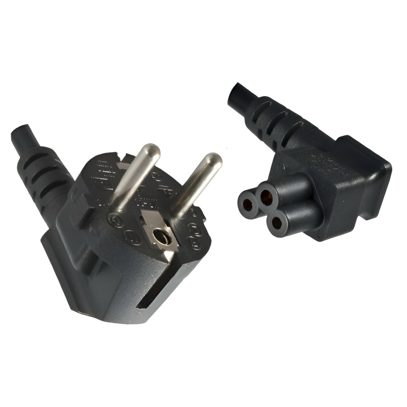 DINIC CB-3L-3M câble électrique Noir CEE7/7 Coupleur C5 - Cables électriques (3 m, Male connector / Female connector, CEE7/7, Co DINIC CB-3L-3M câble électrique Noir CEE7/7 Coupleur C5 - Cables électriques (3 m, Male connector / Female connector, CEE7/7, Co
