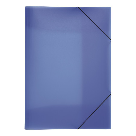 Pagna Lucy Chemise en polypropylène avec élastiques de maintien et 3 rabats intérieurs Bleu foncé Format A3