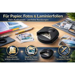 Olympia Coins arrondis pour documents et film de plastification
