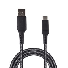 2GO Xtreme Câble de charge USB type C 3.1 Noir 100 cm