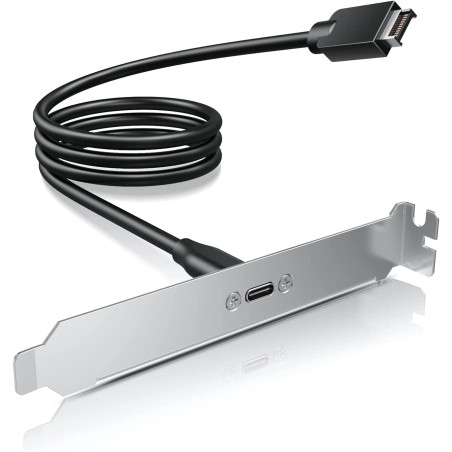 GRAUGEAR Adaptateur Type C Femelle vers A-Key, Prise en Charge USB 3.2 Gen2 Gen2 x 2 20 Gbps, câble d'extension USB-C, Longueur