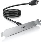 GRAUGEAR Adaptateur Type C Femelle vers A-Key, Prise en Charge USB 3.2 Gen2 Gen2 x 2 20 Gbps, câble d'extension USB-C, Longueur GRAUGEAR Adaptateur Type C Femelle vers A-Key, Prise en Charge USB 3.2 Gen2 Gen2 x 2 20 Gbps, câble d'extension USB-C, Longueur