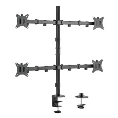 Equip 650159 Support de Bureau pour écran LCD Quadruple articulé 17-32"