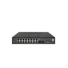 GES-2118 switch Géré L2 Gigabit Ethernet (10/100/1000) Noir