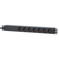 Intellinet Steckdosenleiste 7fach 2m Kabel 1HEÜberspannung - Power Strip
