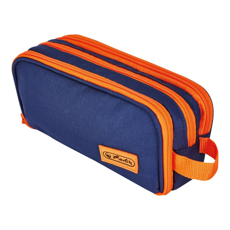Herluitz Double faulenzer Uni Bleu/Orange 1 pièce, Bleu/Orange, Kindergepäck, Étui à écrire Herluitz Double faulenzer Uni Bleu/Orange 1 pièce, Bleu/Orange, Kindergepäck, Étui à écrire
