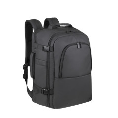 RivaCase 8465 Black Eco Sac à dos pour ordinateur portable 17,3", Noir, 17,3"