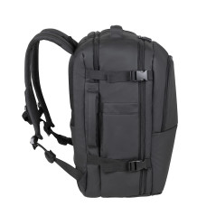 RivaCase 8465 Black Eco Sac à dos pour ordinateur portable 17,3", Noir, 17,3"