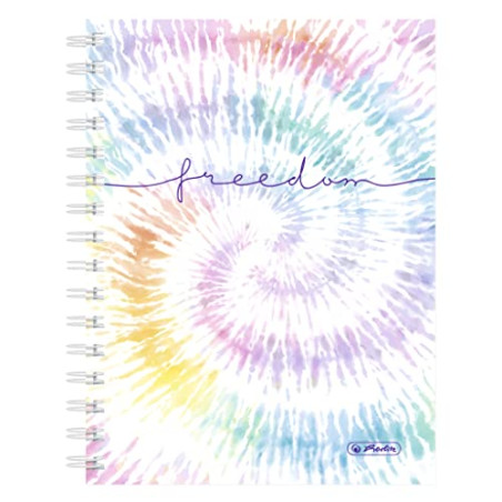 Herlitz New Batic Freedom Carnet de 100 pages quadrillées Format A5