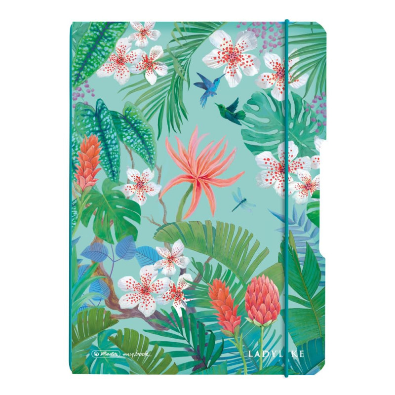 Herlitz Cahier souple A5 40 feuilles à pois Motif Ladylike Jungle Herlitz Cahier souple A5 40 feuilles à pois Motif Ladylike Jungle